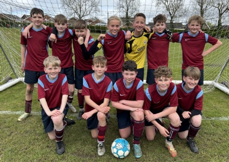 District Champions - Y7 Football April 2024